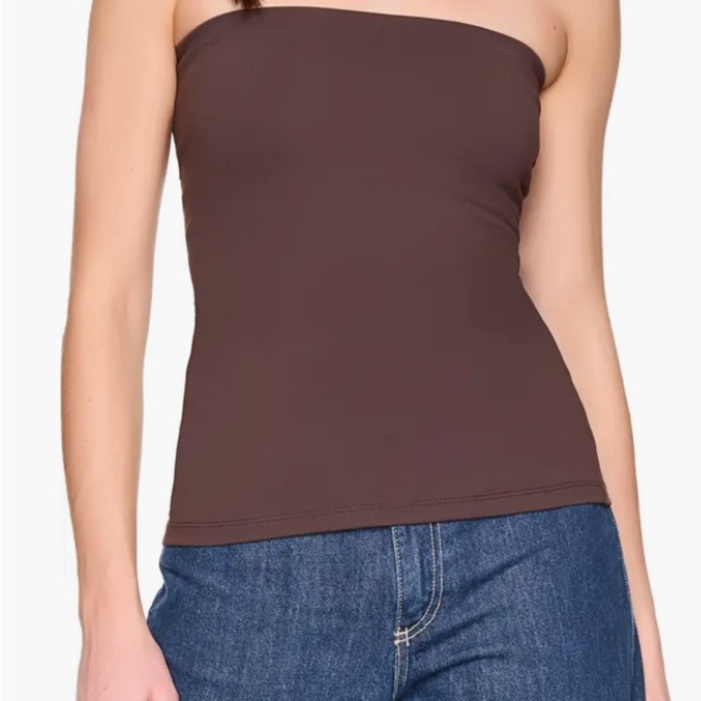 Susana Monaco Brown Strapless Camisole